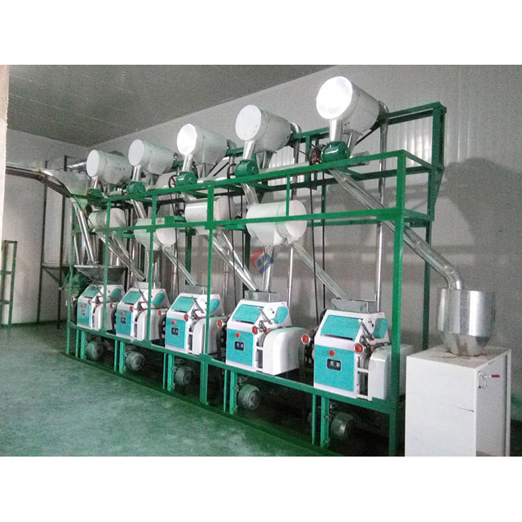 Automatic Flour Mill Ethiopia Industrial Milling Machine Food Processing Plant
