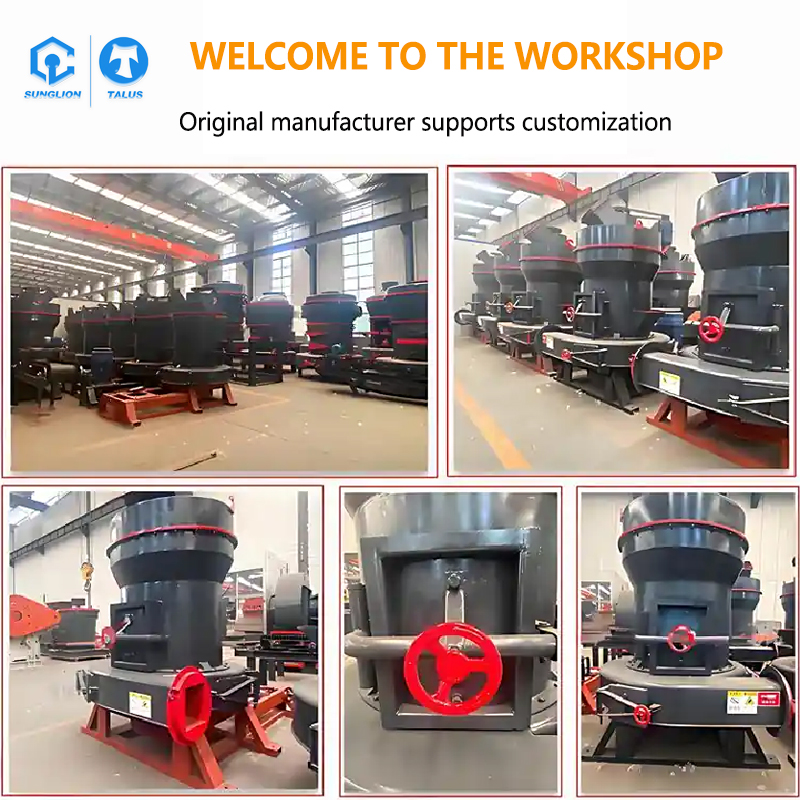 CHANGLI 4R3216 Roller Mill 50T/H Capacity High Voltage Motor for Calcium Carbonate and Ore Powder
