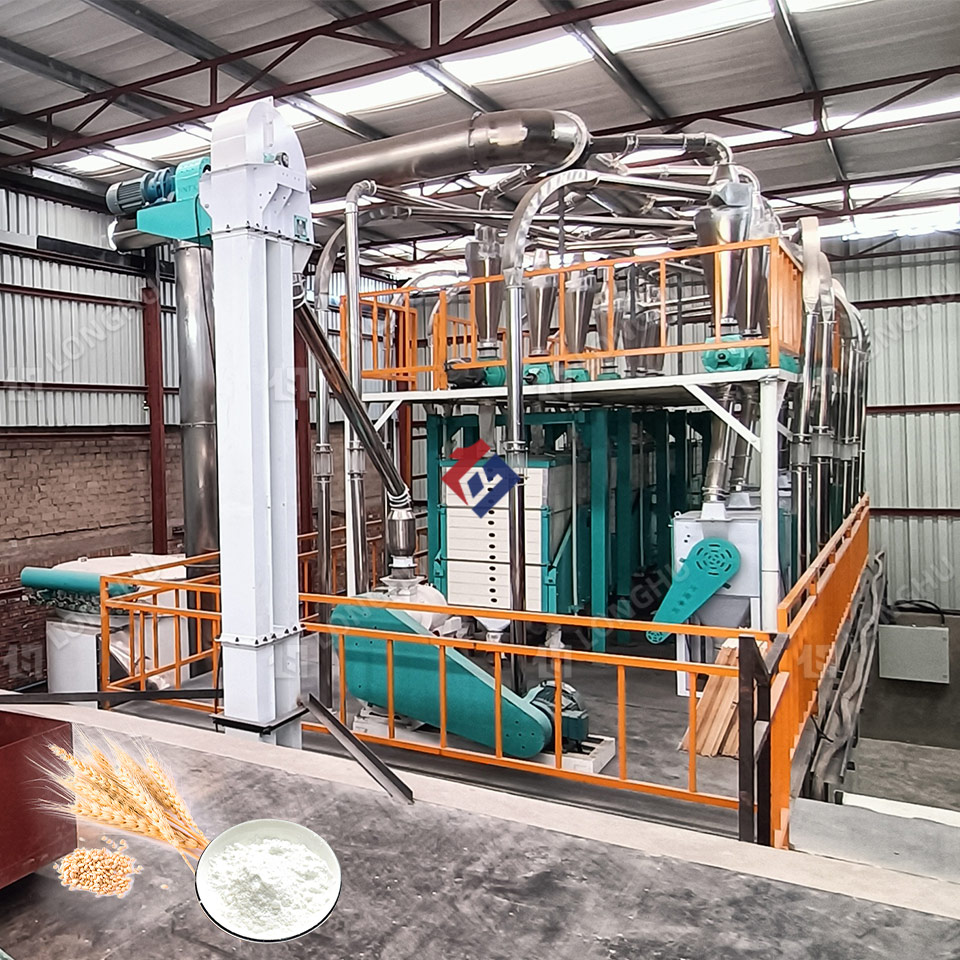 Fully Automatic Industrial 50 Ton Per Day Wheat Flour Mill Plant Complete Flour Milling Machine Line