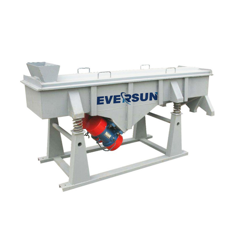 Grain Powder Particles Large Output Durability Stainless Steel Material Three Layer Linear Vibrating Screen