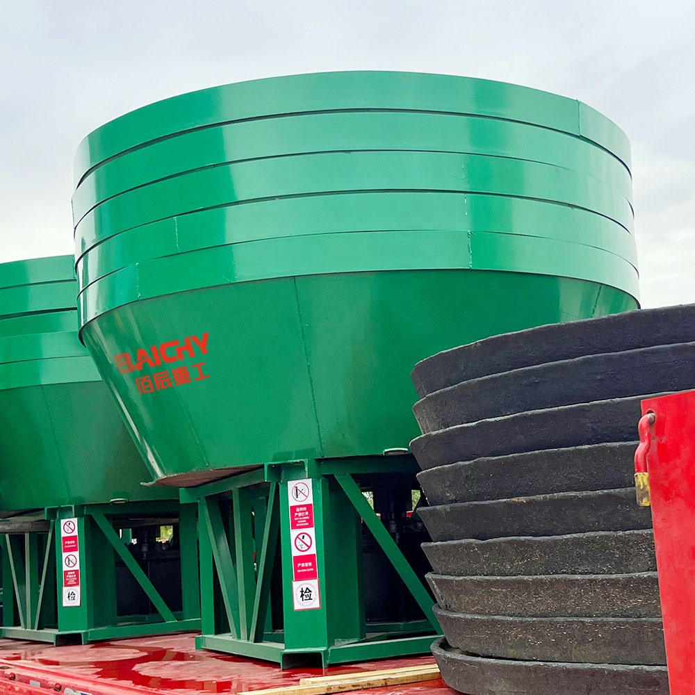 China Manufacturer Wet Pan Mill Gold Grind Milling Gold Mining Grinding Mills 1200 Roller Wet Pan Mill for Sale