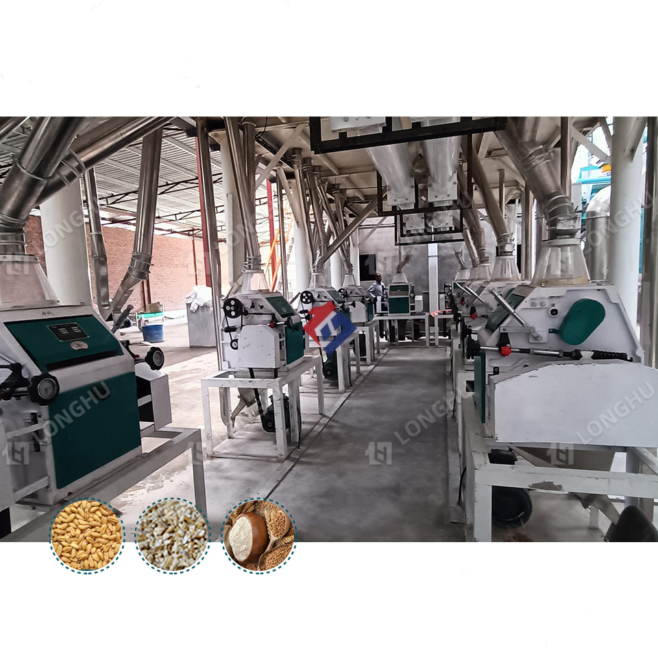 Fully Automatic Industrial 50 Ton Per Day Wheat Flour Mill Plant Complete Flour Milling Machine Line