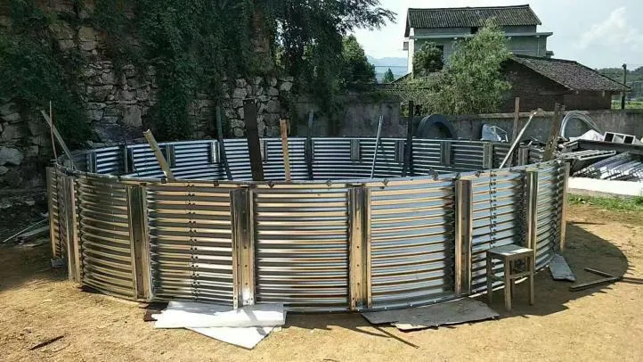 Corrugated plate installation details