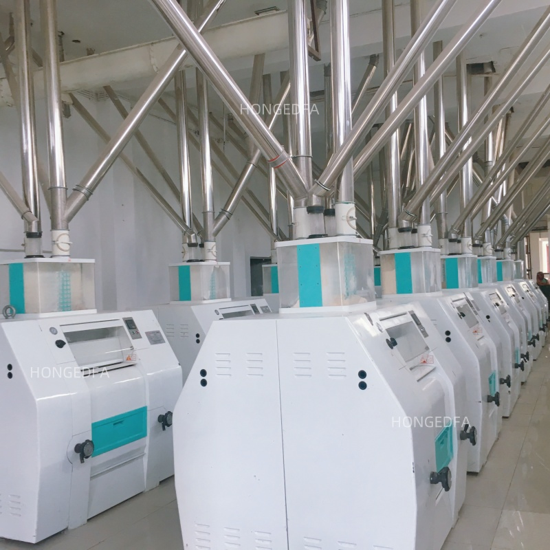 Industrial Complete 100tpd Wheat Flour Mill Machine