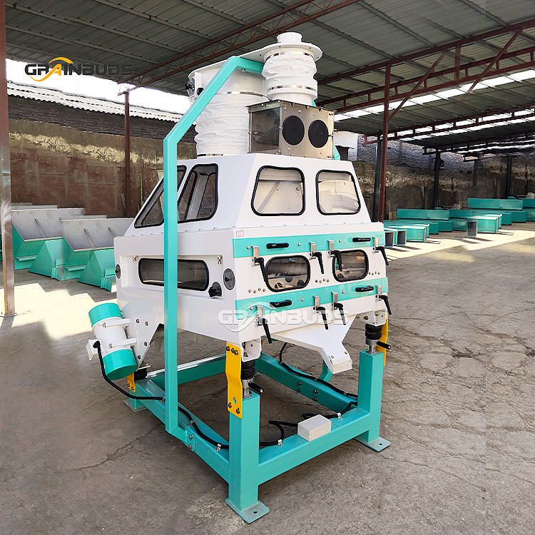 Automatic Sesame Seed Separator Machine Sunflower Seeds Cleaning Machine Gravity De-stoner for Grain