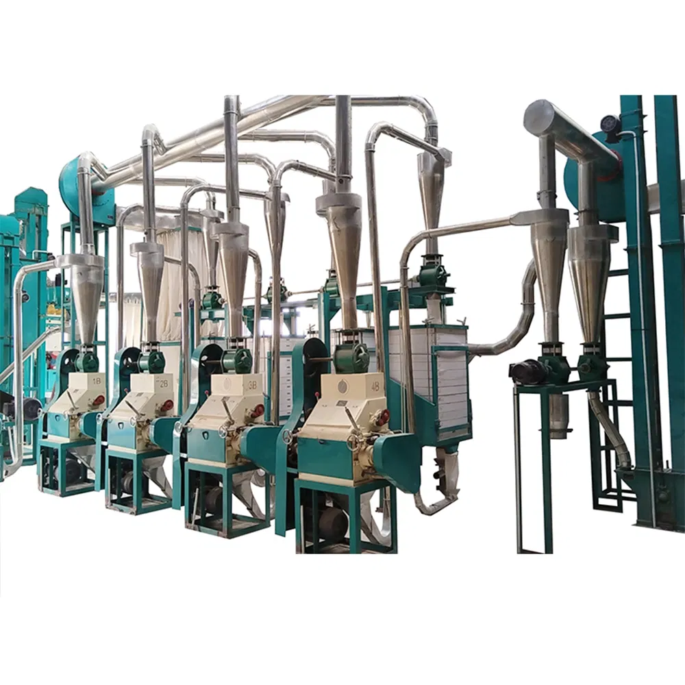 Chinese State-Owned Factory 10-100t/24h Maize Flour Mill Milling Plant Machine