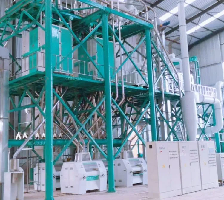 Wheat Flour Milling Machine running setup