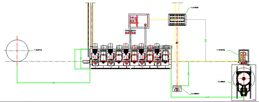 Rolling Mill Layout Drawing