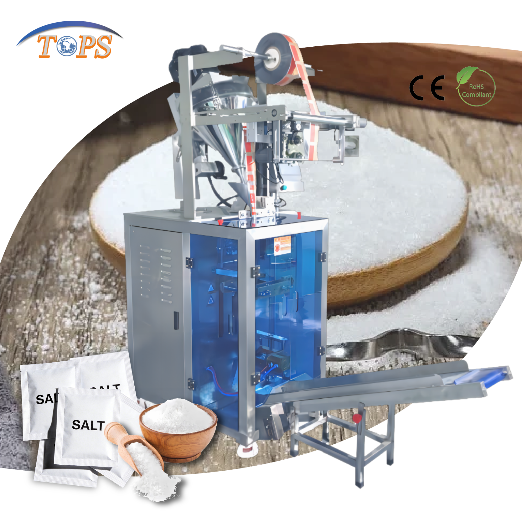 Automation Sachet Powder Packing Machine for Flour Milk Protein Chips Packing Machine