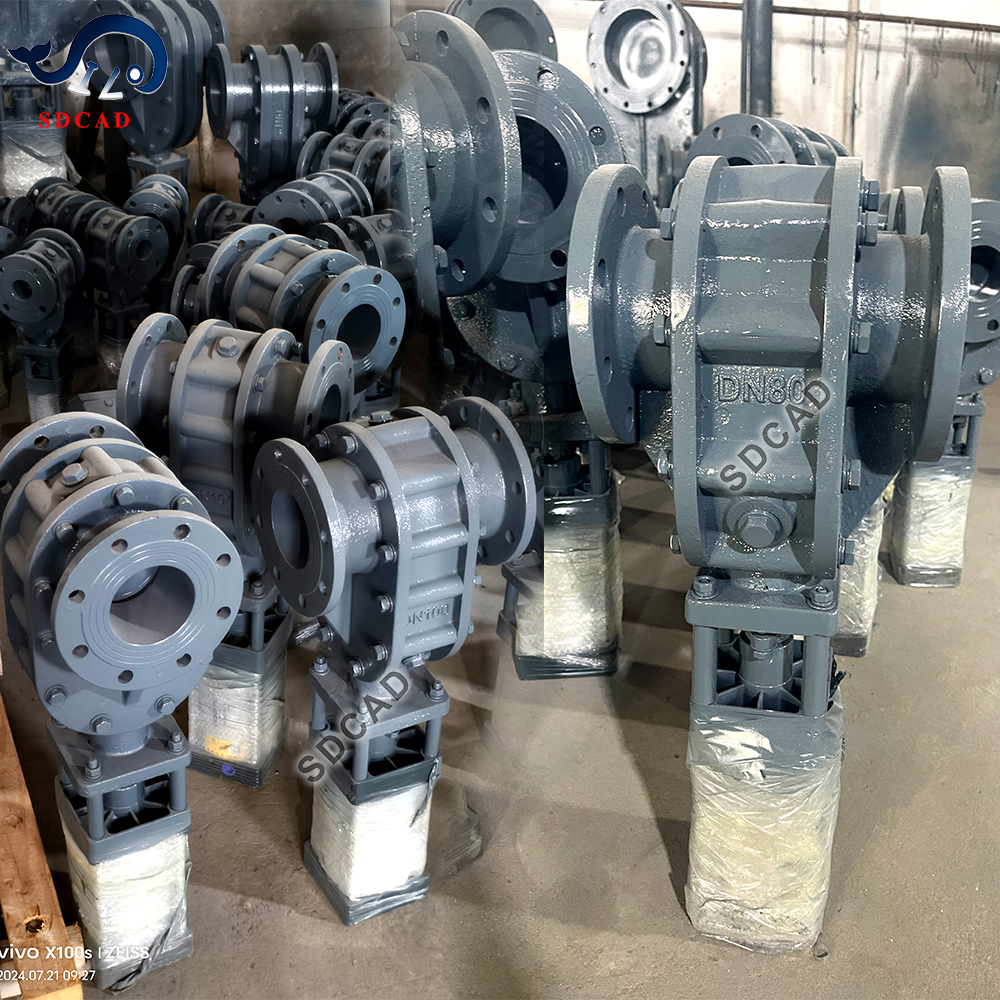 Dense Phase Pneumatic Conveying System for Cement Powder with Bin Pump and Rotary Valve