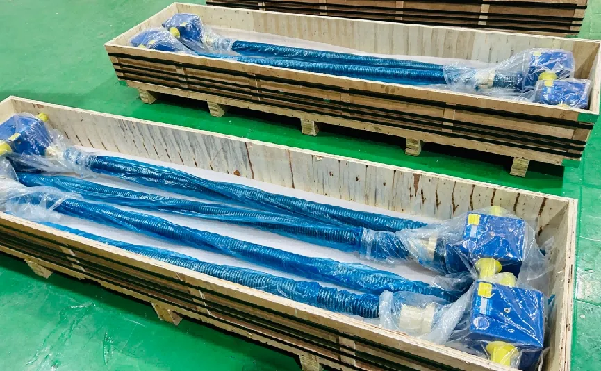 High-Stroke Lead Screw Electric Mechanical Jacking System for Grain Storage Silos with Stable Spacing