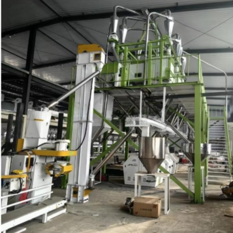 Efficient 30tpd Wheat Flour Milling Machine Integrating Cleaning, Milling, and Sieving Processes