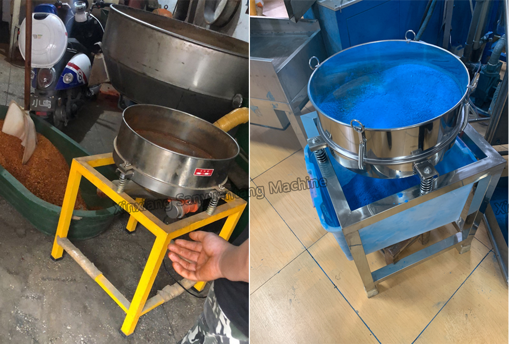 500mm Electric Flour Sieving Machine Powder Bakery Vibrate Screen