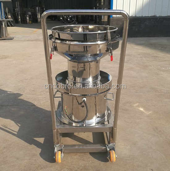 Food Industrial Bakery Flour Powder Sieving Sifter Filter / 450 Circular Vibrating Screen Machine Price