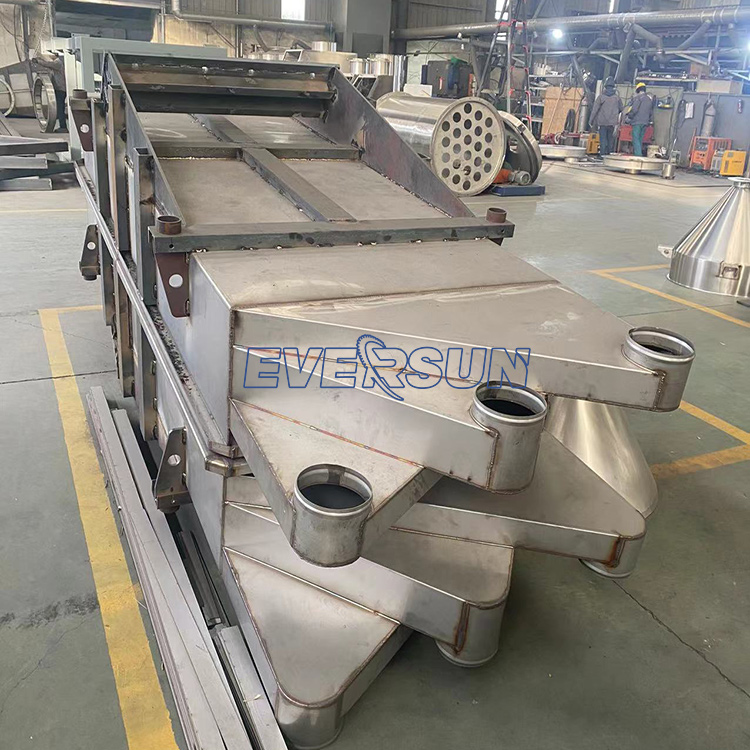 Linear vibrating screen details left