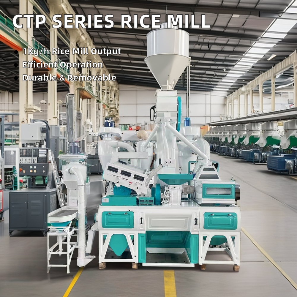 20 Ton/Day CTP Combined Paddy Cleaner and De-Stoner Grain Mill Processing Machine Cheap Home Use Motor Core Component