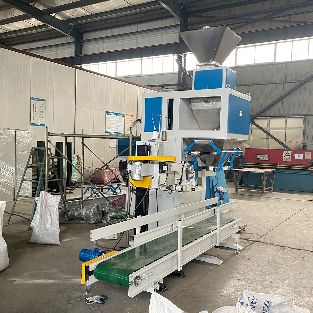 Bag Filling Packing Machine Semi-Automatic Multi-Function 5kg To 50kg Open Mouth Bagging Machine For Rice Feeds