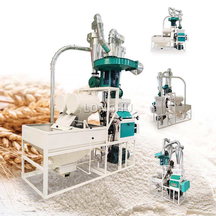 300-500kg Per Hour Wheat Grinding Machine Flour Mill Small Scale Factory Price