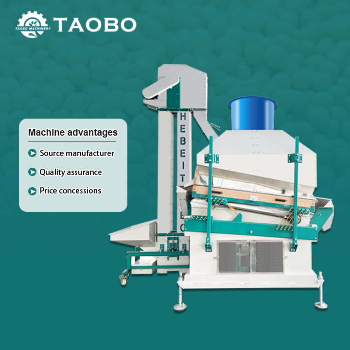 Peru Seed Crop Grain De-stoner Cleaning Impurities Separator Blow De-stone Seeds and Grain Cleaner