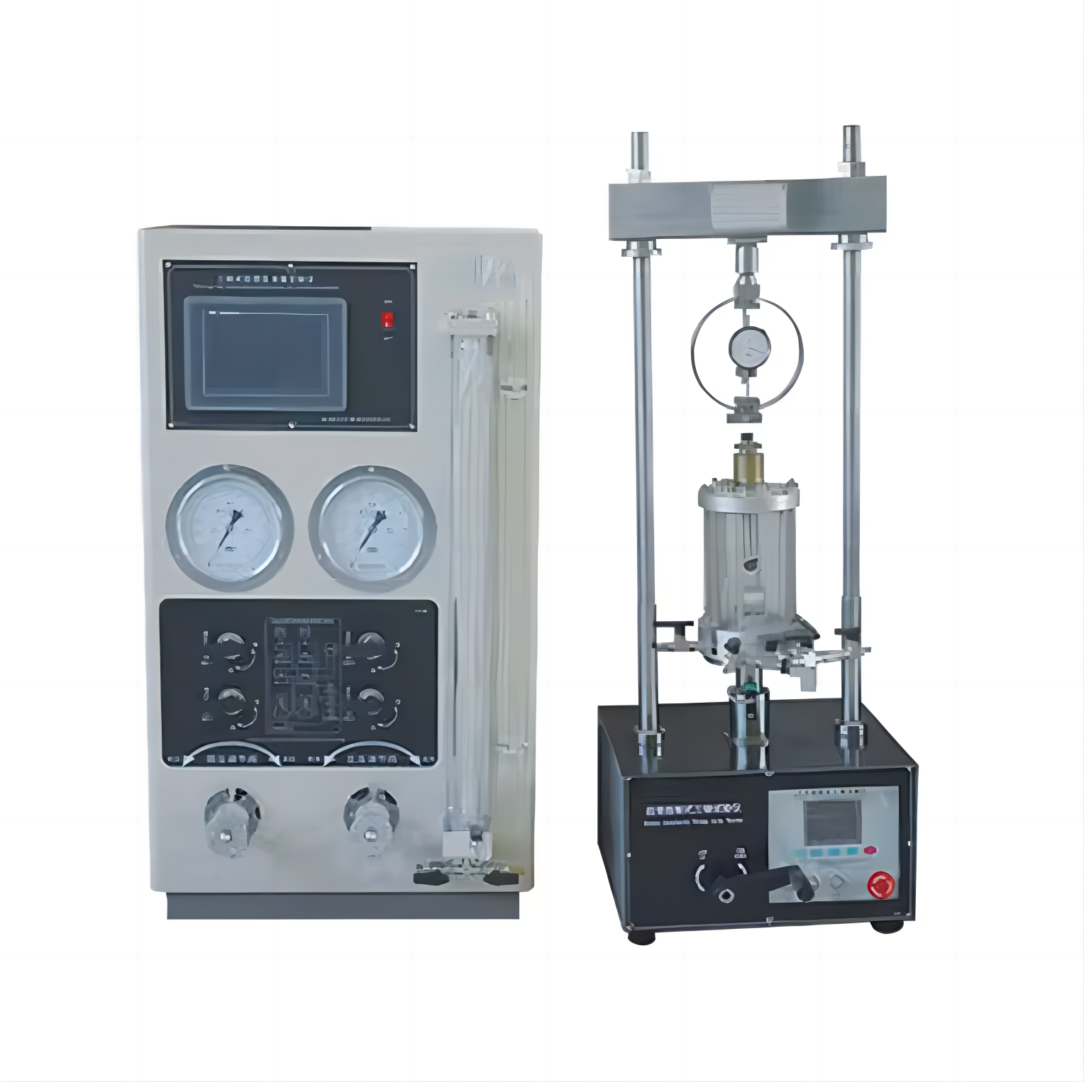 Soil Laboratory Testing Equipment Digital Soil Triaxial Test Apparatus For Laboratory