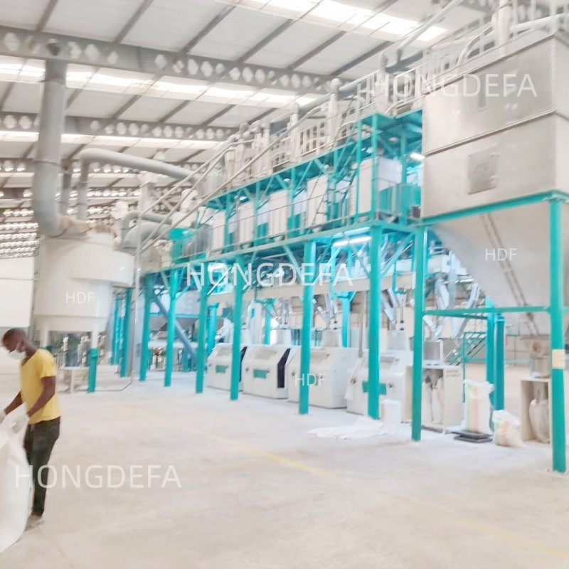 Grain Wheat Maize Corn Meal Flour Mill Machine Milling Plant Complete Line