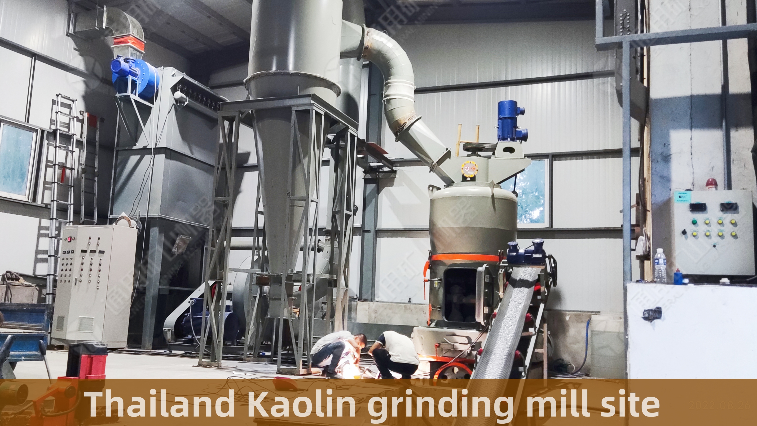Kaolin grinding mill in Thailand