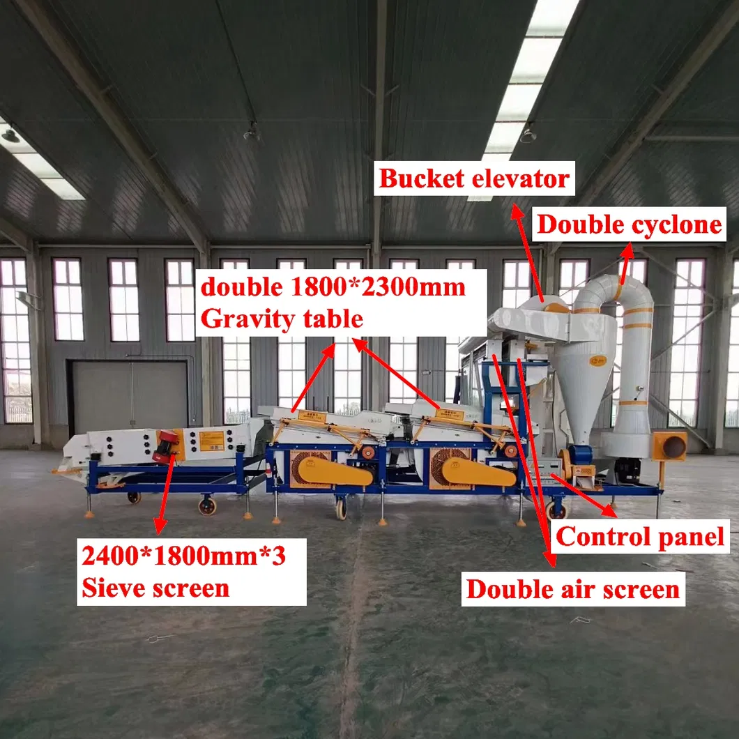 Big Capacity Maize Wheat Sunflower Seed Cleaning Equipment