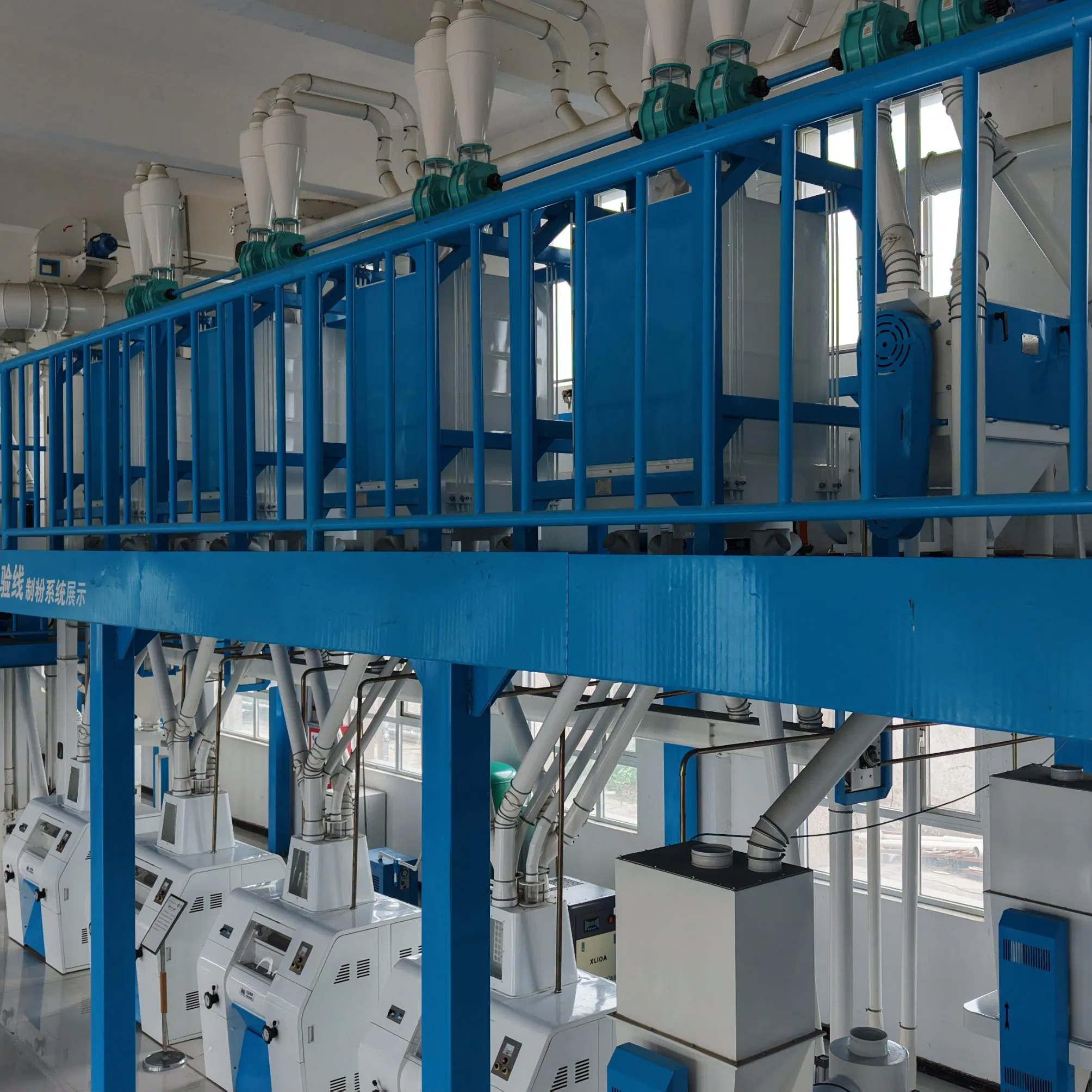 Modern Automated 100 Ton 24h Wheat Flour Milling Equipment with Precision Cleaning and Conditioning System