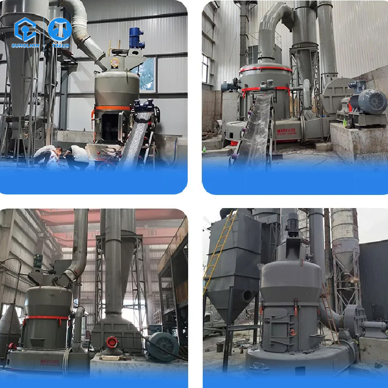 CHANGLI 4R3216 Roller Mill 50T/H Capacity High Voltage Motor for Calcium Carbonate and Ore Powder