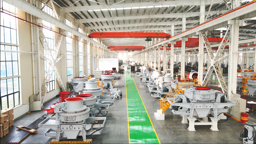 Sand making equipment showroom