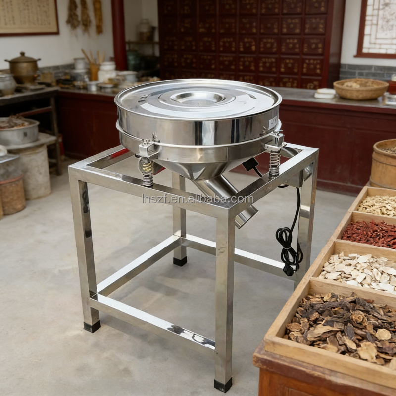 Vibrating Industrial Flour Bee Pollen Screen /Granular Powder Circular Vibratory Sifter Sieve Machine Food Processing Machinery