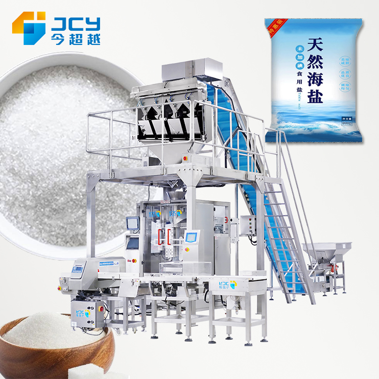 2/3/4 Heads Liner Scale Chili Powder Seeds Millet Rice Pepper Salt Packaging Machine