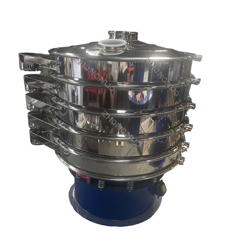 New Automatic Vibrating Flour Screen Maize Flour Cumin Powder Sieving Machine for Restaurant Home Use Motor Powered Flour Mill