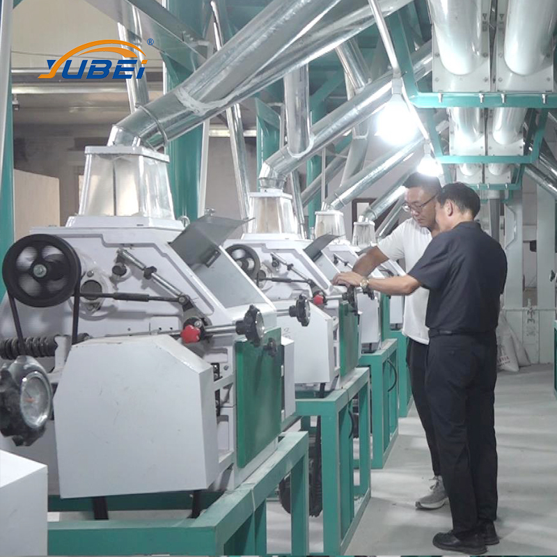 Automatic 50 Ton Per Day Production Wheat Milling Machine Completed Line Grain Automatic Product Wheat Cleaning and De-Stoner
