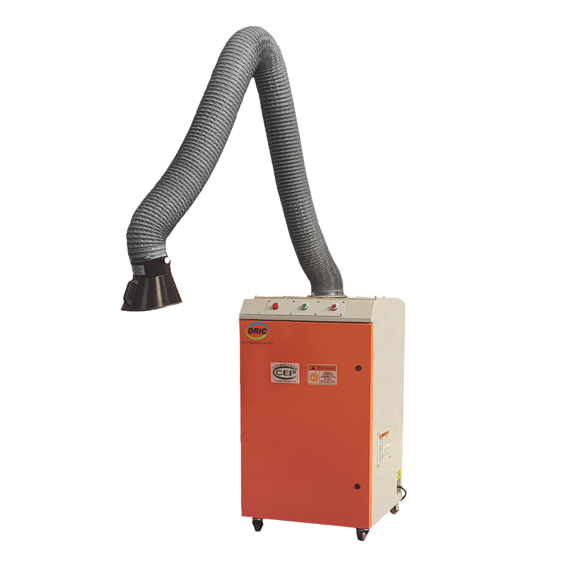 Self Cleaning Industrial Portable Dust Collector For Flour Mill 3kw Dust Collector For Granite
