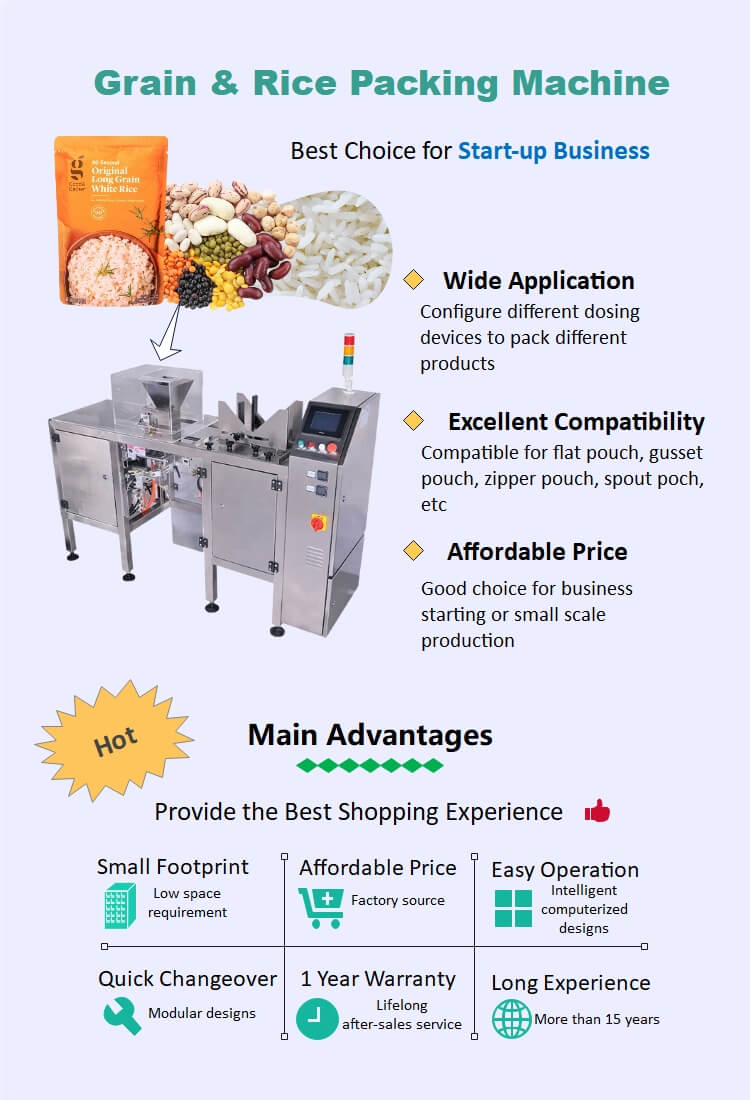 Grain & Rice Packing Machine
