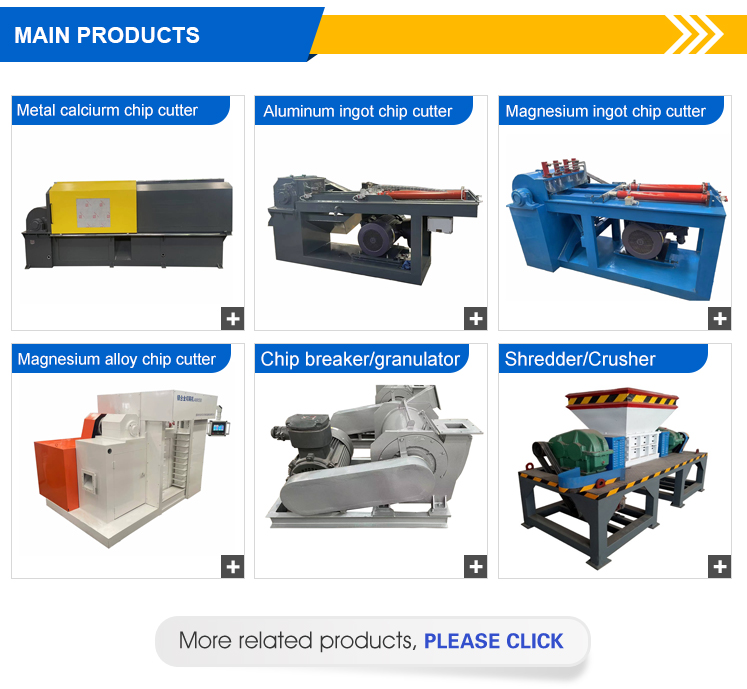 Mg-al alloy roller crushing mill options