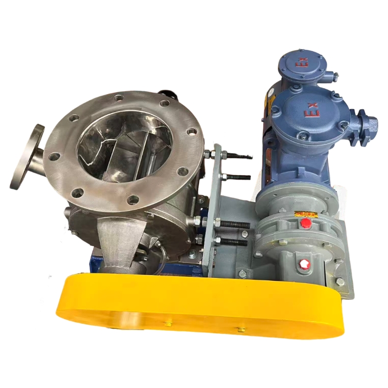 VCF Pneumatic Conveying Rotary Airlock Valve Stainless Steel Wind Feed Rotary Feeder for Positive Pressure Pneumatic Transport