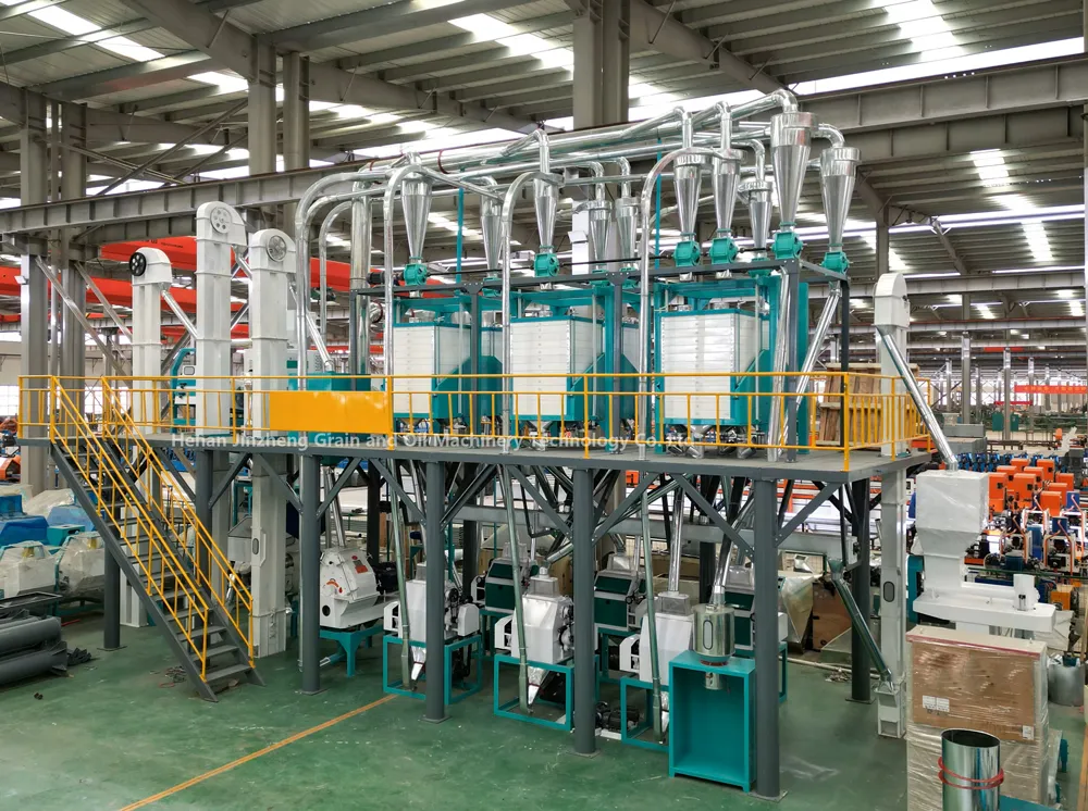 Factory 30 50 80 100 200 300 Tons Per Day Tpd Maize Corn Meal Semolina Grits Flour Grinder Gringding Making Peeling Mill Milling Machine Price Kenya Zimbabwe