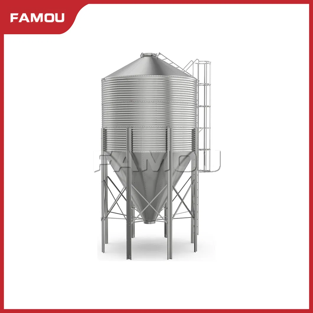 Famou Poultry Control Shed Equipment Corrosion-Resistant Grain Storage Silo Used in Specialty Feeding System