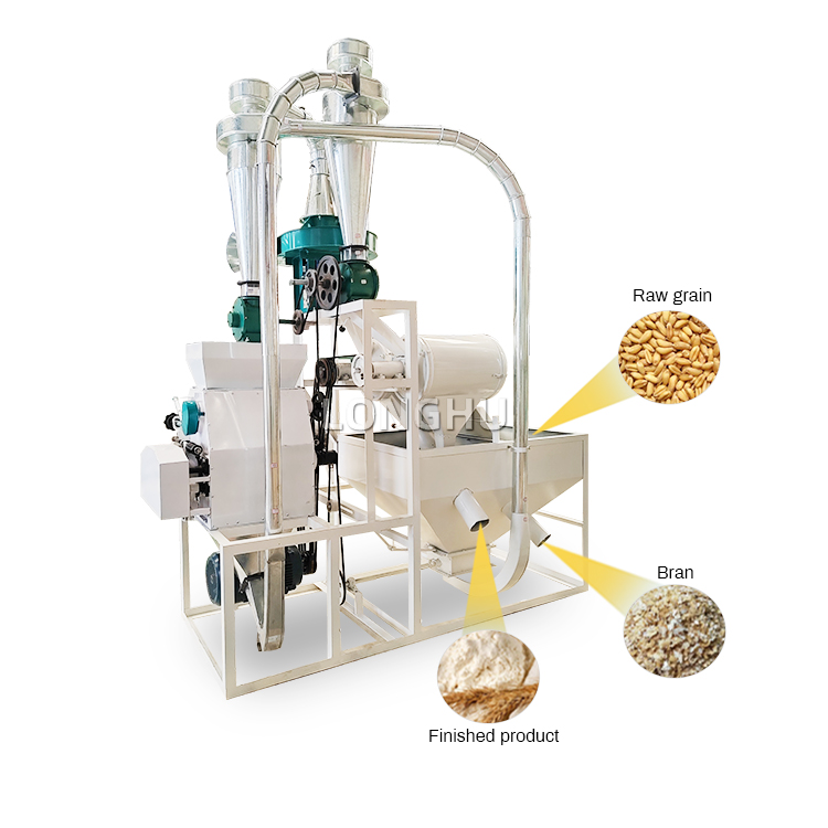 300-500kg Per Hour Wheat Grinding Machine Flour Mill Small Scale Factory Price
