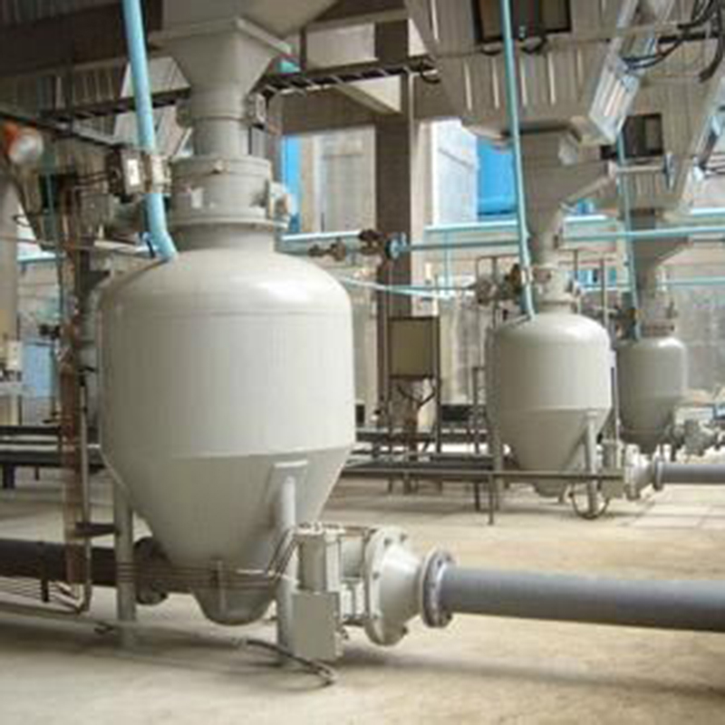 Cement Quartz Sand Bulk Powder Transfer Systems Cement Powder Dry Fly Ash Dense Phase Pneumatic Conveying System