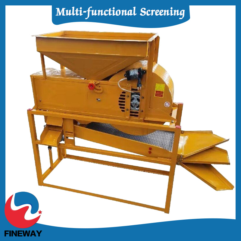 Hot Selling Farm Use Grain Winnower Cleaner Machine Vibration Screen for Removing Dust Impurities From Corn Soybean Paddy Rice