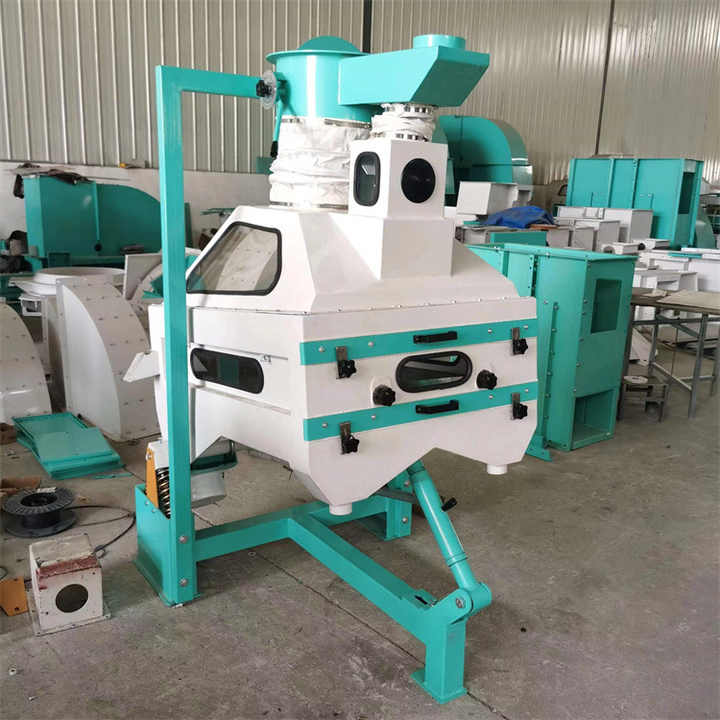 Grains Destoner Rice Stoning Machine Wheat Destoner Paddy Stoner Specific Gravity Stone Remover Machine