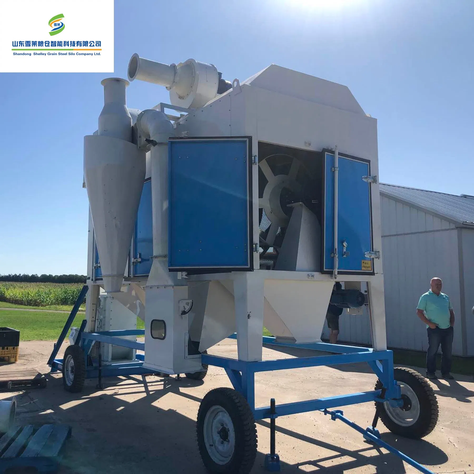 Grain Soybean Corn Paddy Pre Cleaning Machine Equipment