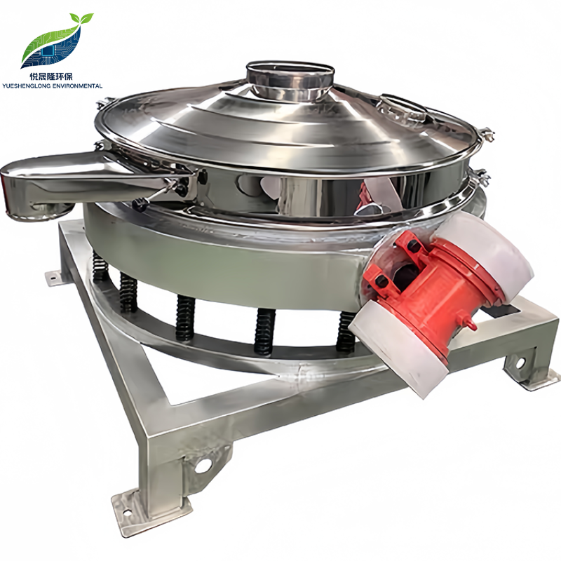 Automatic High Capacity Flour Sifter Machine Industrial Direct Discharge Inline Vibrating Screen for Bakery