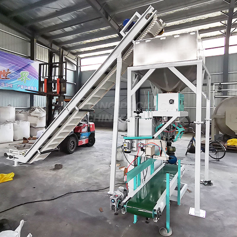 Semi Automatic 5kg 10kg 15kg 25kg Rice Sugar Salt Sewing Bagging Packing Machine Maize Food Feed Pellet Granular Packing Machine