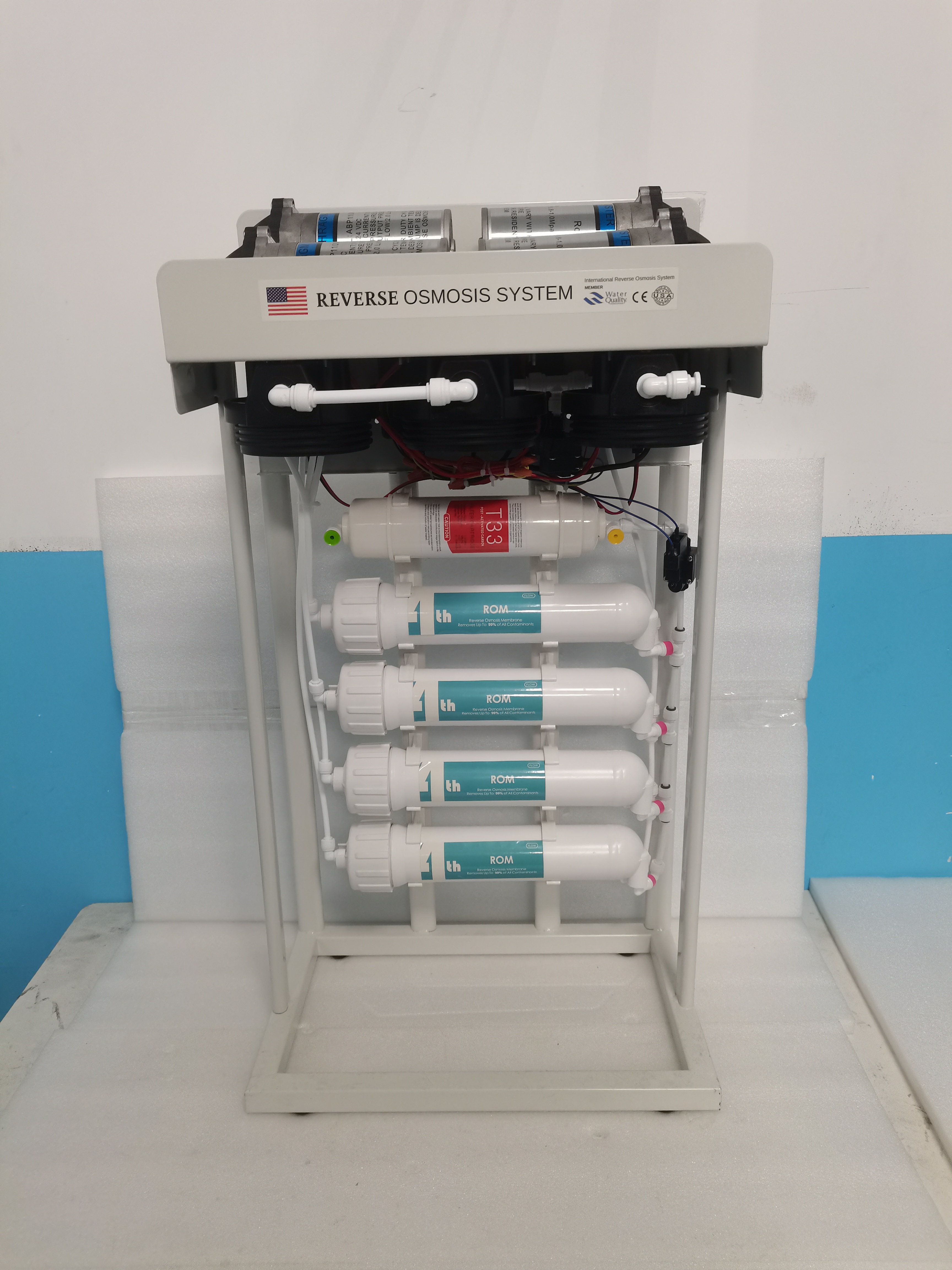 Top Quality Household Complete 5 / 6stages Commerical Kitchen Purifier Home RO Purification Machine 400 Gallon 600GPD