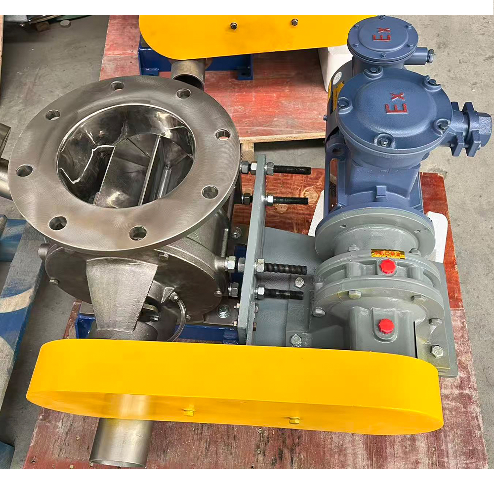 High Sealing VCF Side Air Inlet Rotary Valve DN100-DN500 Locking Rotary Valve Powder Feeder For Pneumatic Convey Equipment