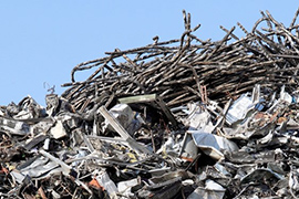 Scrap steel materials